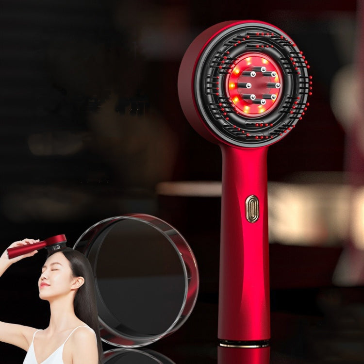630nm Red Light Massage Comb Scalp Care Liquid Guide Hair Growth Instrument(Deep Gray) - free shipping - PMC TechLife - Order now!
