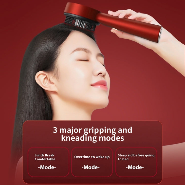 630nm Red Light Massage Comb Scalp Care Liquid Guide Hair Growth Instrument(Deep Gray) - free shipping - PMC TechLife - Order now!