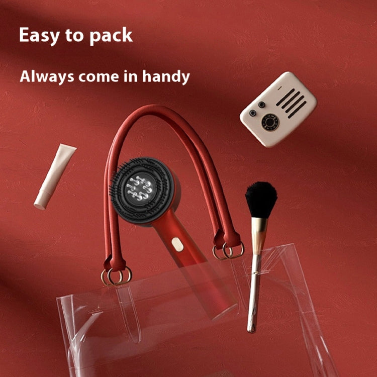 630nm Red Light Massage Comb Scalp Care Liquid Guide Hair Growth Instrument(Deep Gray) - free shipping - PMC TechLife - Order now!