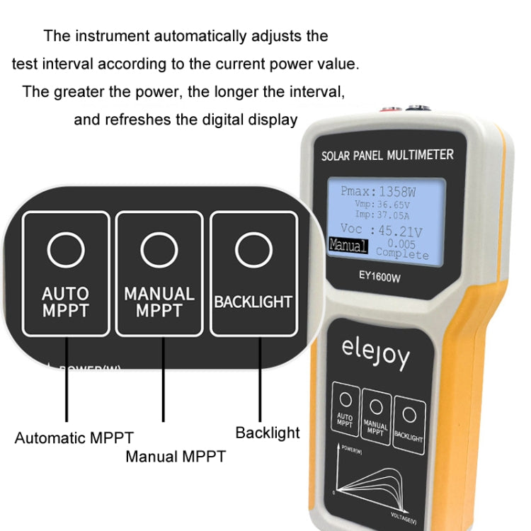 elejoy 1600W MPPT Solar Photovoltaic Panel Multimeter(EY1600W) - free shipping - PMC Jewellery - Order now!