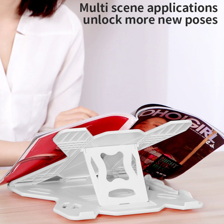 ICE COOREL E5 Laptop Folding And Lifting Cooling Bracket With Mobile Phone Holder Black with Rotating - Laptop Stand by ICE COOREL | Online Shopping South Africa | PMC Jewellery | Buy Now Pay Later Mobicred