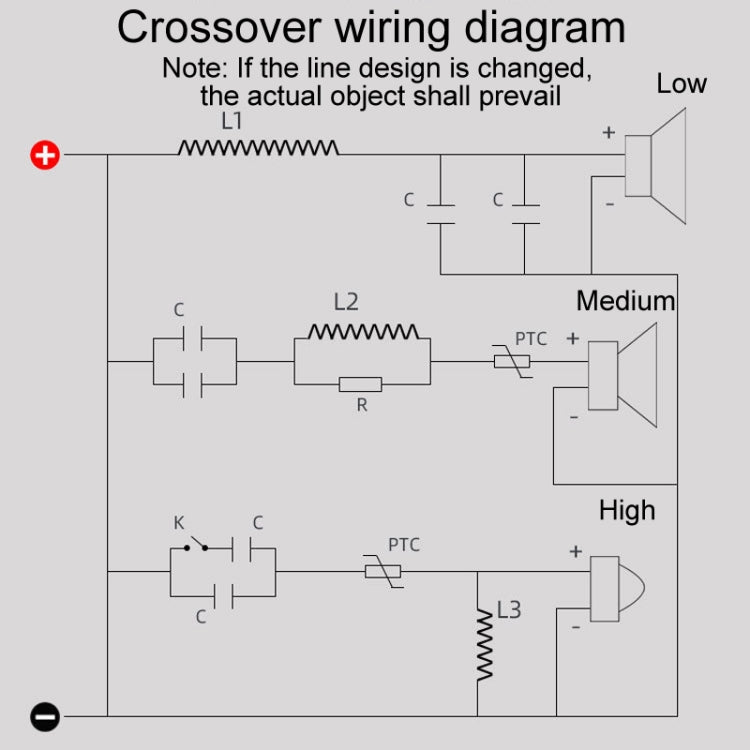 CW-3003 High Medium And Low 3-Way Audio Crossover Home Cinema Speaker Divider - Others by PMC Jewellery | Online Shopping South Africa | PMC Jewellery | Buy Now Pay Later Mobicred