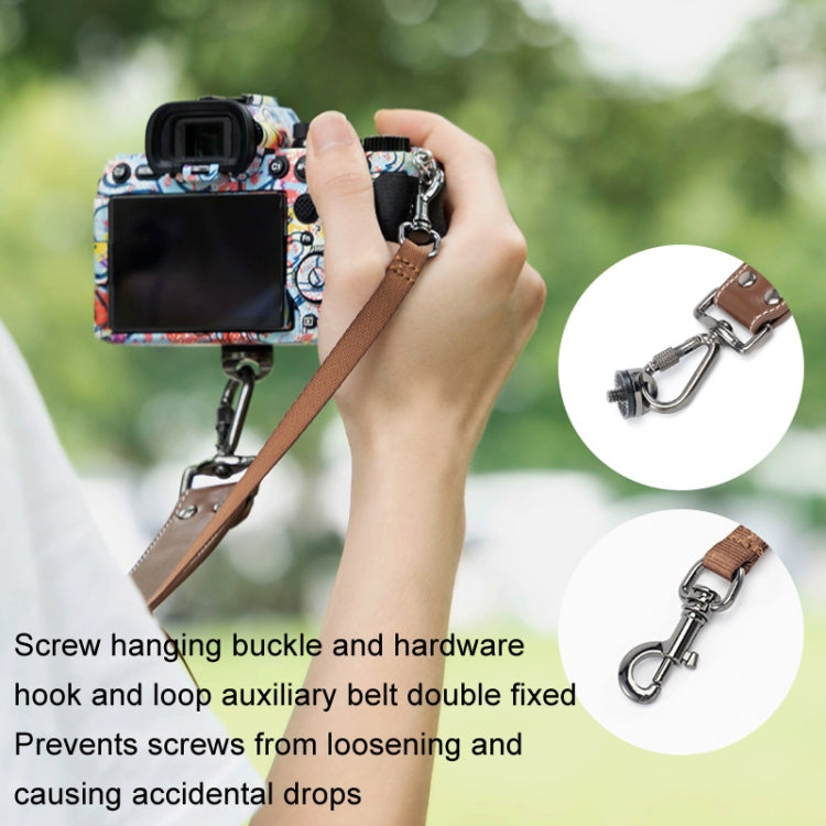 Cwatcun H90 Dual Camera Leather Strap Adjustable Multi-functional Convenient Camera Shoulder Strap, Color: 2.0 Brown - free shipping - PMC TechLife - Order now!