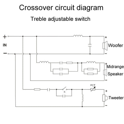 3505A High Medium And Low 3-Way Audio Crossover Stage Speaker Divider - Audio Crossover by PMC Jewellery | Online Shopping South Africa | PMC Jewellery | Buy Now Pay Later Mobicred