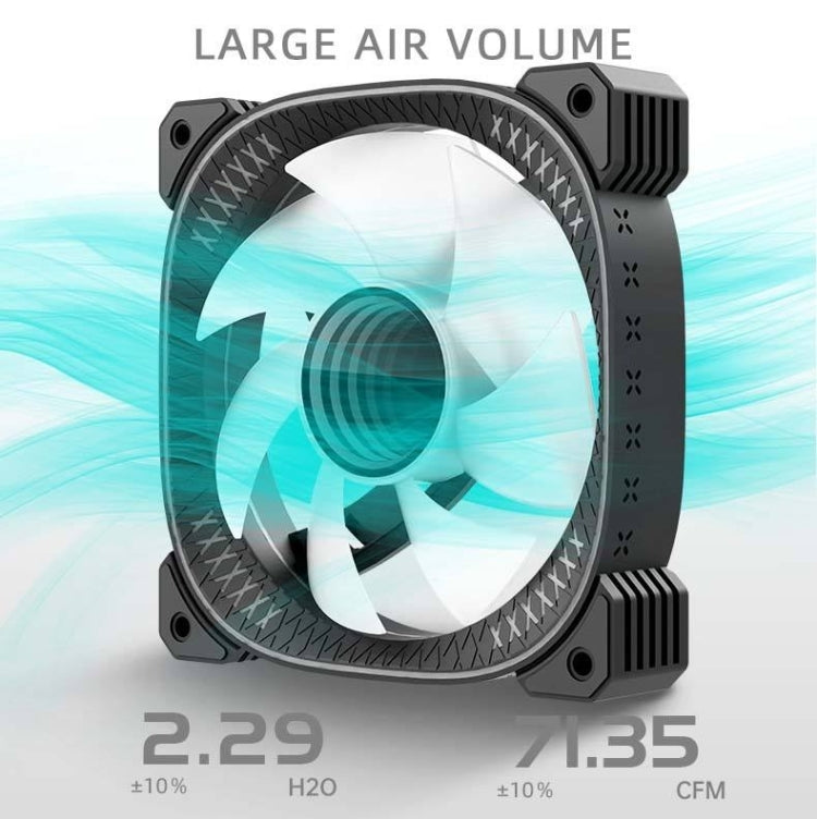 COOLMOON CM-YM-360T Computer ARGB Temperature Display Lens Multi-Platform Integrated CPU Cooler(White) - free shipping - PMC Jewellery - Order now!