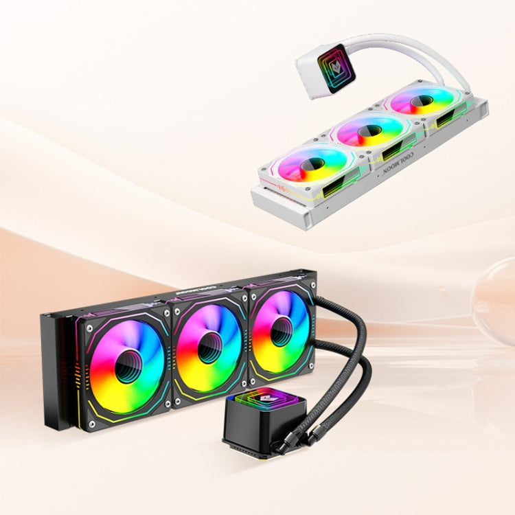 COOLMOON Glacier360 Computer Host Integrated ARGB CPU Water Cooler, Color: White - free shipping - PMC Jewellery - Order now!