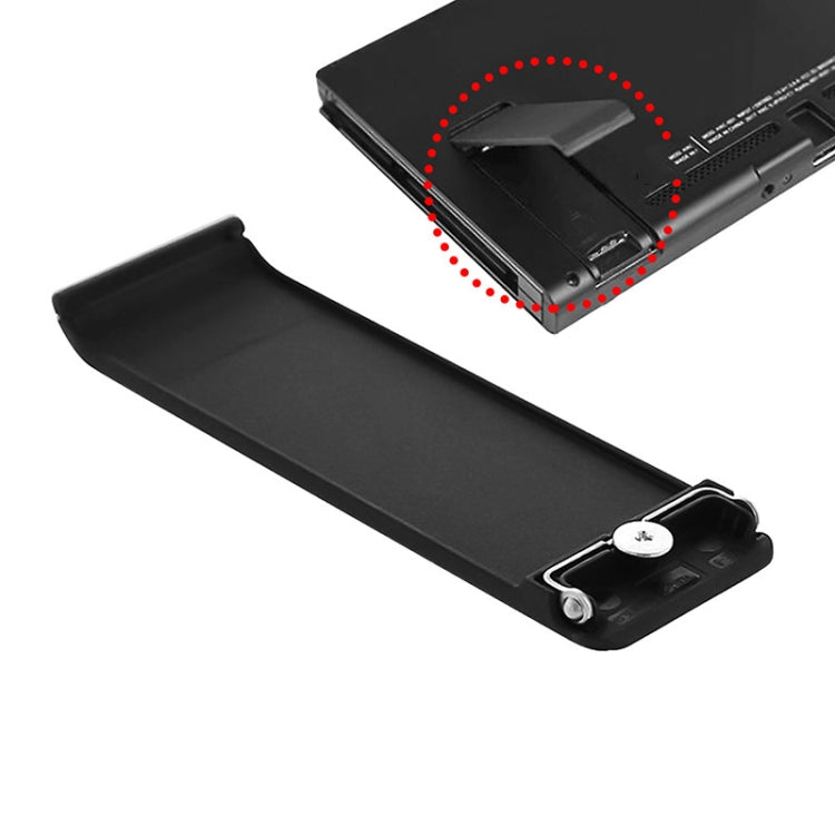 For Nintendo Switch Console 2pcs Replacement Kickstand Back Shell Holder(Transparent White) - Holder by PMc TechLife | Online Shopping South Africa | PMc TechLife | Buy Now Pay Later Mobicred
