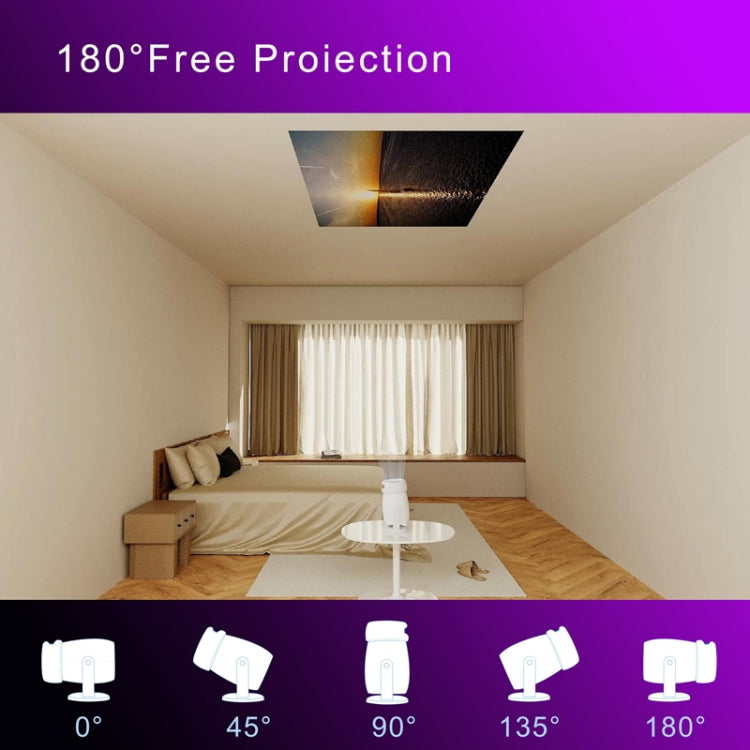 HY400 Android 12.0 System Intelligent Projector Portable Family Projector AU Plug - Mini Projector by PMC Jewellery | Online Shopping South Africa | PMC Jewellery | Buy Now Pay Later Mobicred