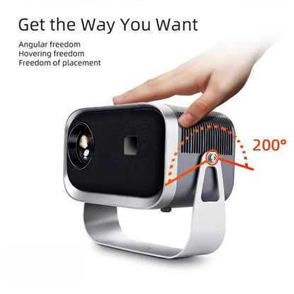 Same Screen Version For Mobile Phone Portable Mini Projector Smart Home Theater(US Plug) - Mini Projector by PMC Jewellery | Online Shopping South Africa | PMC Jewellery | Buy Now Pay Later Mobicred