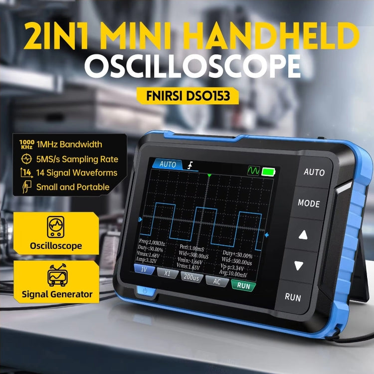 FNIRSI 2 In 1 Mini Portable Digital Oscilloscope Signal Generator, Set: Upgrade - Digital Multimeter by FNIRSI | Online Shopping South Africa | PMC Jewellery | Buy Now Pay Later Mobicred