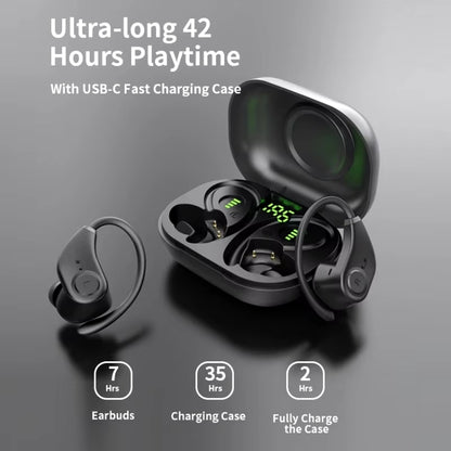 Bluedio S6 Sports Wireless Stereo Bluetooth Earphones With Battery Level Display Charging Bin(Black) - Bluetooth Earphone by Bluedio | Online Shopping South Africa | PMC Jewellery | Buy Now Pay Later Mobicred