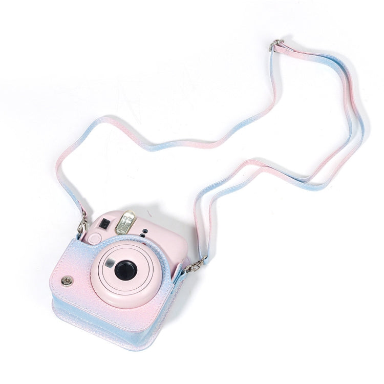 Colorful Starry Sky Camera Protection Bag For Fujifilm Instax Mini 12(Pink Purple) - Leather Bag by PMC TechLife | Online Shopping South Africa | PMC TechLife | Buy Now Pay Later Mobicred