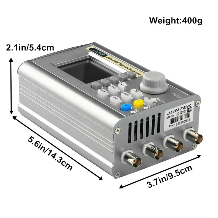 JUNTEK Programmable Dual-Channel DDS Function Arbitrary Waveform Signal Generator, Frequency: 60MHz(AU Plug) - Other Tester Tool by PMC TechLife | Online Shopping South Africa | PMC TechLife | Buy Now Pay Later Mobicred