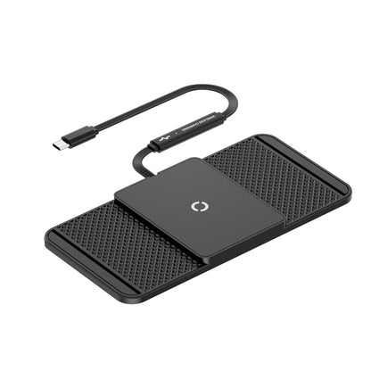 Avoid Camera Universal Car Wireless Charger Anti-slip Mat(TYPEC Interface 0.3m) - Wireless Charging Pads by PMC Jewellery | Online Shopping South Africa | PMC Jewellery | Buy Now Pay Later Mobicred