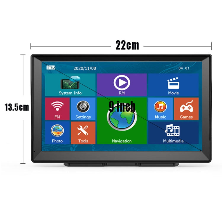 9 Inch 8G/256M Car GPS Navigator With Large Screen Capacitive Bluetooth Map, Area: Southeast Asia Map - Car MP3 & MP4 & MP5 by PMC Jewellery | Online Shopping South Africa | PMC Jewellery | Buy Now Pay Later Mobicred