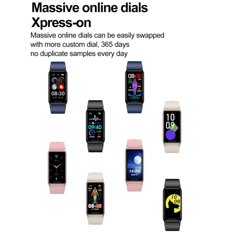 Uric Acid Blood Lipid Noninvasive Blood Sugar Heart Rate Oxygen Temperature Monitoring Smart Healthy Sports Bracelet(Pink) - Smart Wristbands by PMC TechLife | Online Shopping South Africa | PMC TechLife | Buy Now Pay Later Mobicred