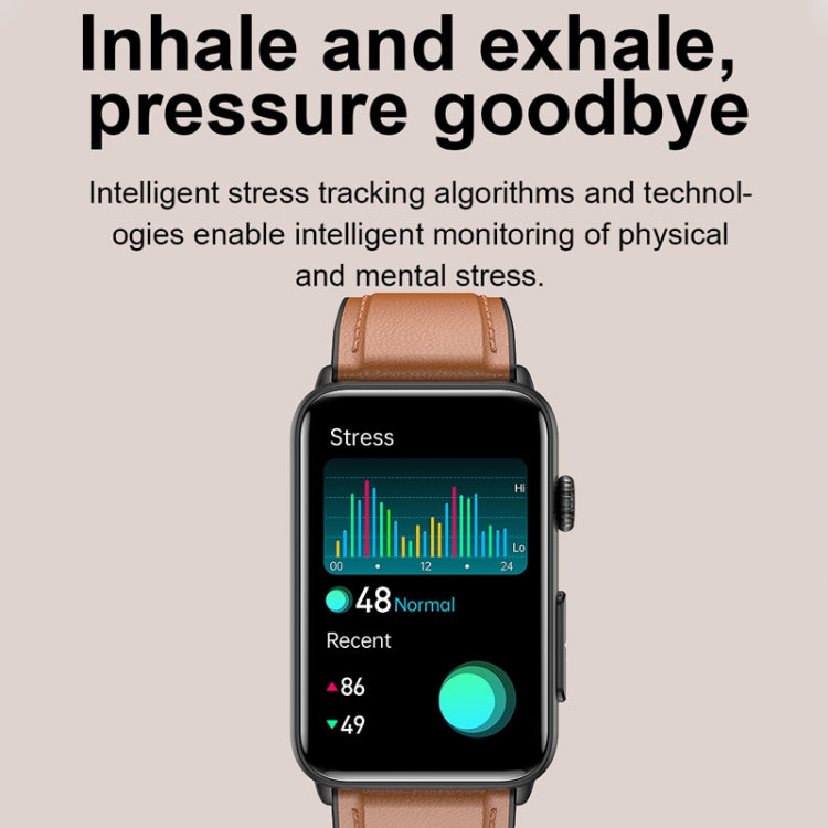 Smart Watch Ring ECG Temperature Heart Rate Blood Pressure Health Bluetooth Talking Watch, Color: Blue Silicone - Smart Wristbands by PMC TechLife | Online Shopping South Africa | PMC TechLife | Buy Now Pay Later Mobicred
