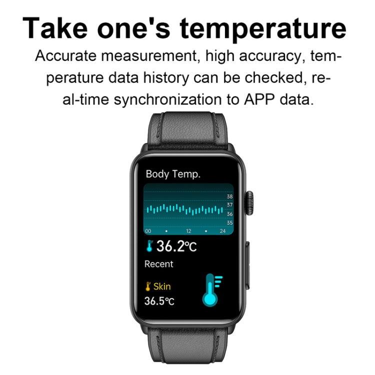 Smart Watch Ring ECG Temperature Heart Rate Blood Pressure Health Bluetooth Talking Watch, Color: Red Silicone - free shipping - PMC TechLife - Order now!