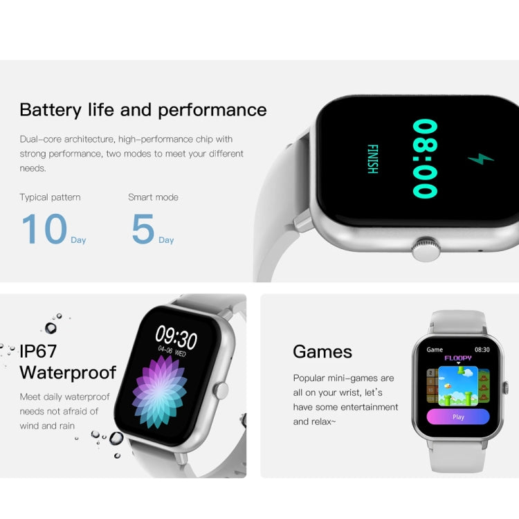 1.83 inch Touch Screen AI Voice Heart Rate / Blood Oxygen / Blood Pressure / Sleep Monitoring Bluetooth Smartwatch(Pink) - Smart Watches by PMC TechLife | Online Shopping South Africa | PMC TechLife | Buy Now Pay Later Mobicred