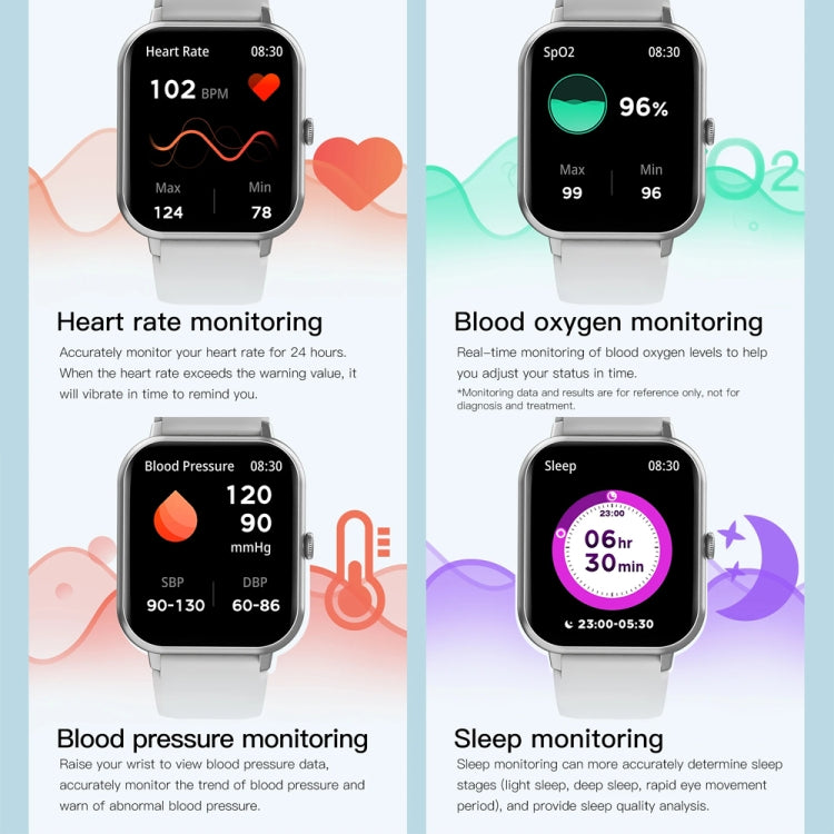 1.83 inch Touch Screen AI Voice Heart Rate / Blood Oxygen / Blood Pressure / Sleep Monitoring Bluetooth Smartwatch(Pink) - Smart Watches by PMC TechLife | Online Shopping South Africa | PMC TechLife | Buy Now Pay Later Mobicred