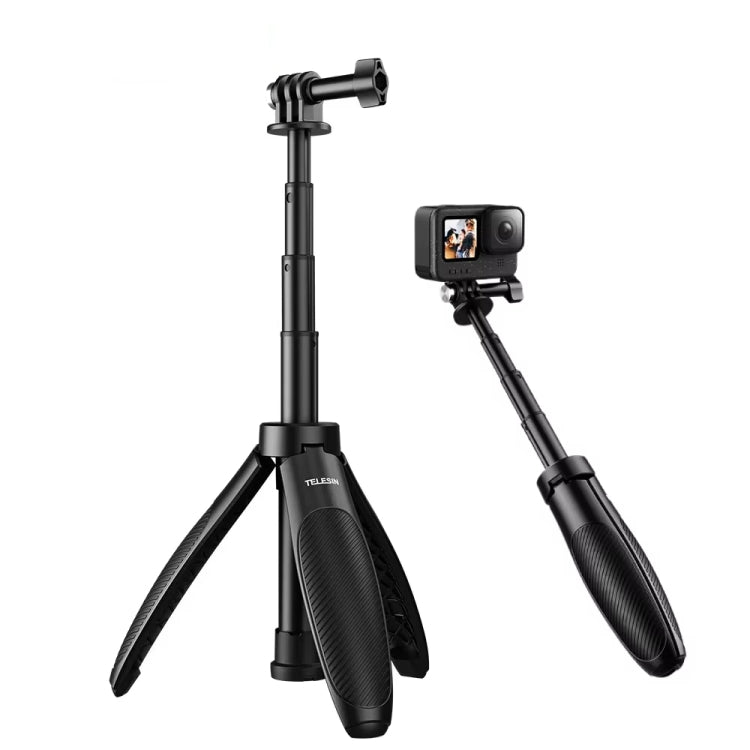 TELESIN Mini Selfie Stick Quick Release Tripod 15-40cm Adjustable Bracket For Sports Camera - free shipping - PMC TechLife - Order now!