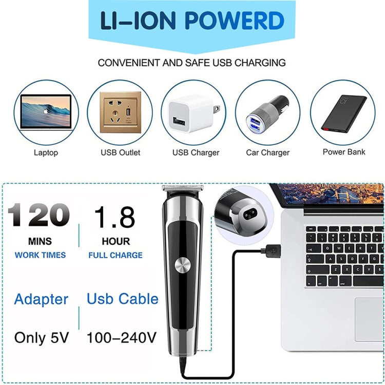 6 in 1 Men Waterproof Electric Hair Trimmer Kit Nose Trimmer, Mustache Trimmer Body Shaver 8788 - free shipping - PMC TechLife - Order now!