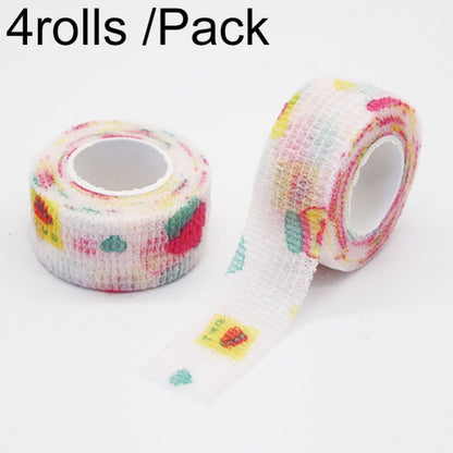 4rolls /Pack 2.5cm X 4.5m Cartoon Non-Woven Sports Protection Bandage, Color: Sandwich - Physiotherapy Sports Tape by PMC Jewellery | Online Shopping South Africa | PMC Jewellery | Buy Now Pay Later Mobicred