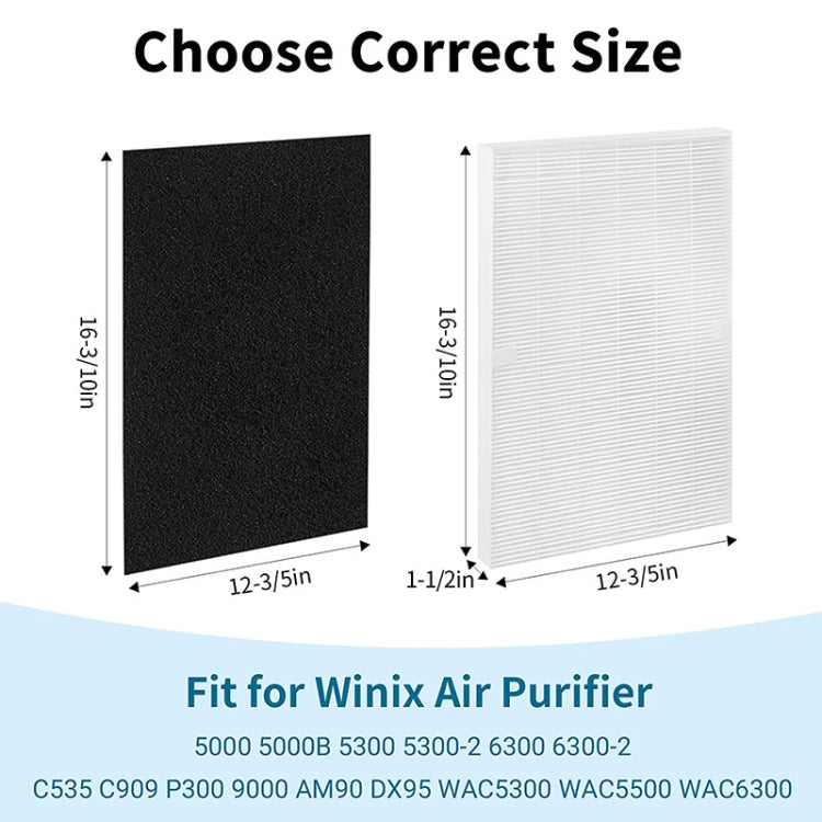 115115 Replacement Filter For Winix 5300 6300 5300-2 6300-2 P300 C535  Air Purifier - Air Purifiers & Accessories by PMc TechLife | Online Shopping South Africa | PMc TechLife | Buy Now Pay Later Mobicred