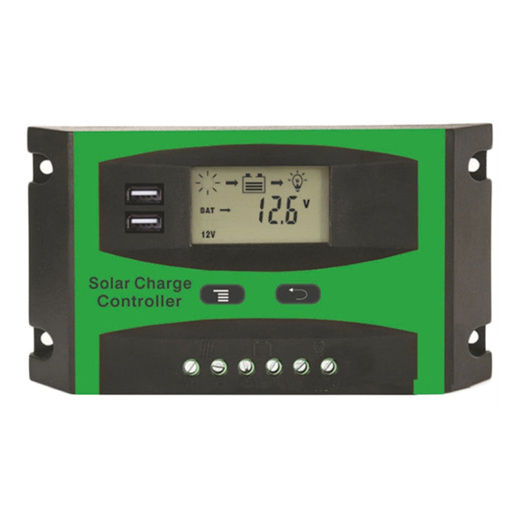 20A 12V/24V Solar Charge And Discharge Controller Dual USB Port LCD Solar Cells Panel Charge Regulator - Others by PMC Jewellery | Online Shopping South Africa | PMC Jewellery | Buy Now Pay Later Mobicred