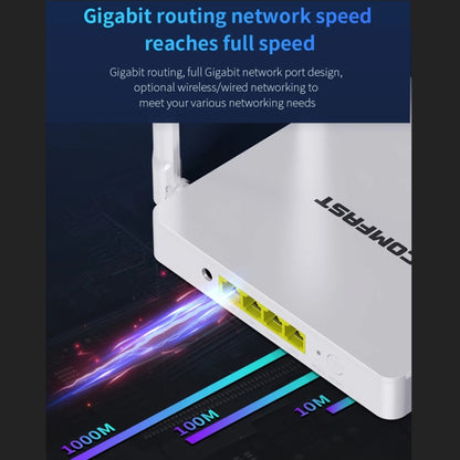 COMFAST CF-WR630AX 3000Mbps Dual-Band WiFi6 MESH Router 4x5dBi Antenna UK Plug - Wireless Routers by COMFAST | Online Shopping South Africa | PMC Jewellery | Buy Now Pay Later Mobicred