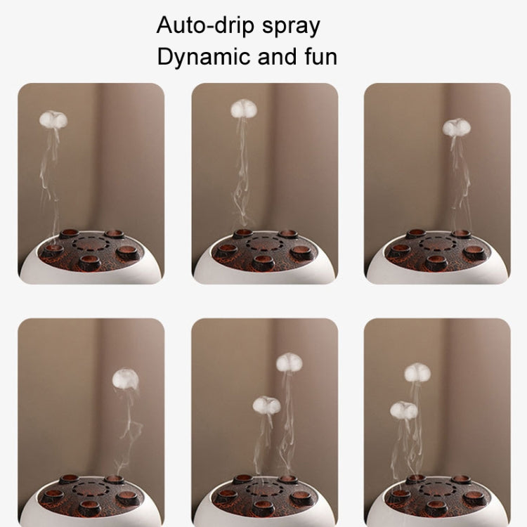 Dynamic Multi-Spray Aromatherapy Diffuser With Colorful Lights Remote Control Humidifier UK Plug(V80 Spit Circle Upgrade Model) - free shipping - PMC TechLife - Order now!