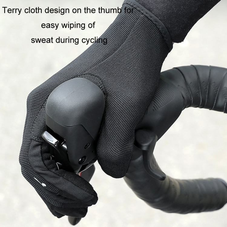 WEST BIKING Cycling Anti-slip Breathable Touch Screen Gloves, Size: L(Black) - Cycling Gloves by WEST BIKING | Online Shopping South Africa | PMC TechLife | Buy Now Pay Later Mobicred
