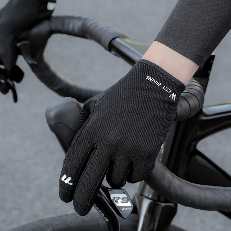 WEST BIKING Cycling Anti-slip Breathable Touch Screen Gloves, Size: L(Black) - Cycling Gloves by WEST BIKING | Online Shopping South Africa | PMC TechLife | Buy Now Pay Later Mobicred