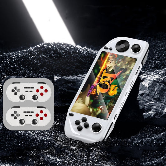 E6 Handheld Game Console 5 Inch IPS Screen Retro Gamebox  With 2 Handles 32GB(White) - Pocket Console by PMC Jewellery | Online Shopping South Africa | PMC Jewellery | Buy Now Pay Later Mobicred