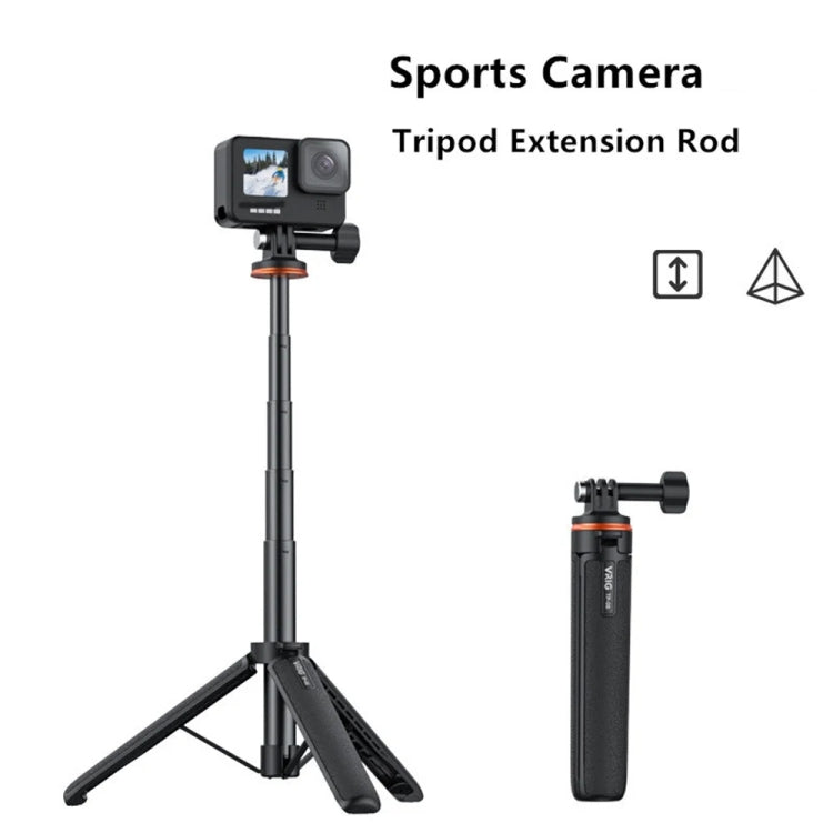 VRIG Action Camera Tripod Selfie Stick 17-51cm Adjustable Extension Pole for Insta360 / DJI Action / GoPro HERO - free shipping - PMC TechLife - Order now!