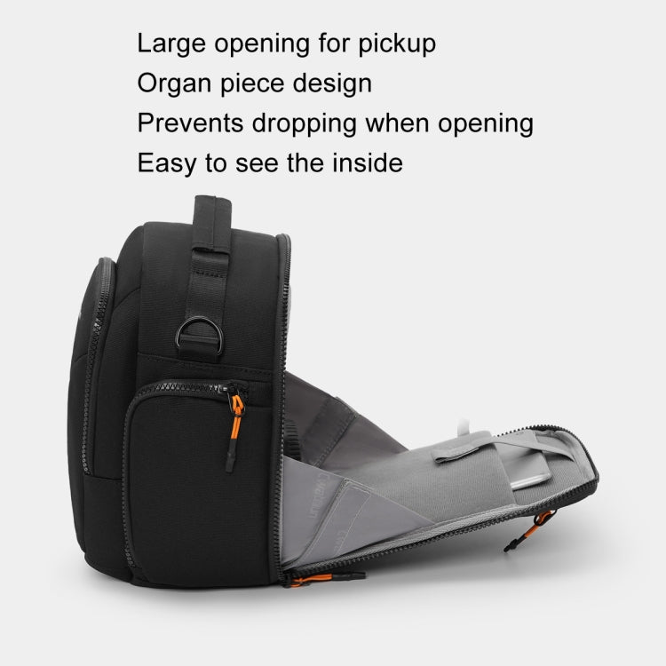 Cwatcun D140 Shoulder Crossbody Camera Storage Bag Shockproof Dropproof Leisure Outdoor Small Bag, Color: Large Black - free shipping - PMC TechLife - Order now!