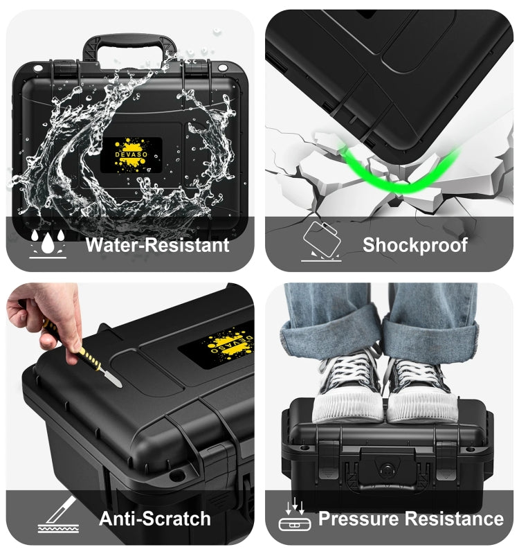 DEVASO For Switch / OLED IP67 Waterproof Storage Case Hardshell Bag, Color: Black - free shipping - PMC Jewellery - Order now!