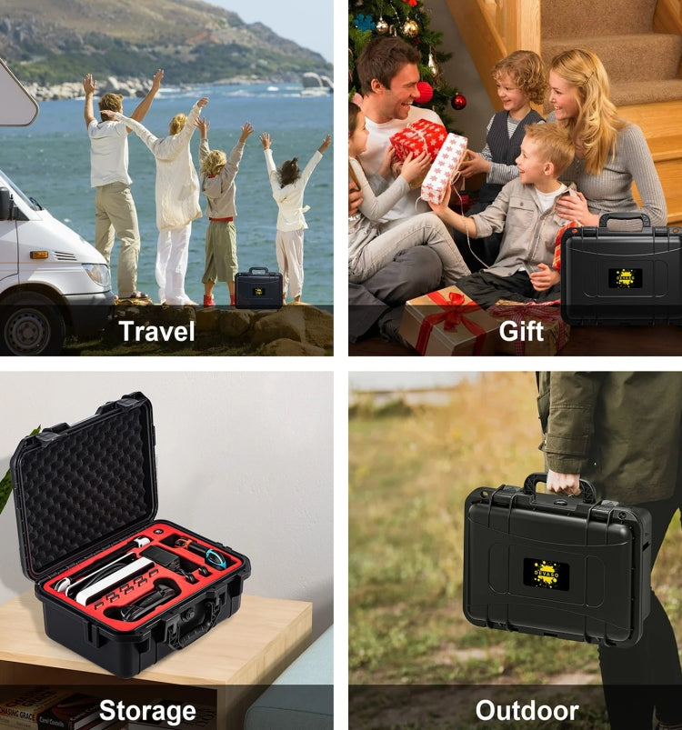 DEVASO For Switch / OLED IP67 Waterproof Storage Case Hardshell Bag, Color: Black - free shipping - PMC Jewellery - Order now!
