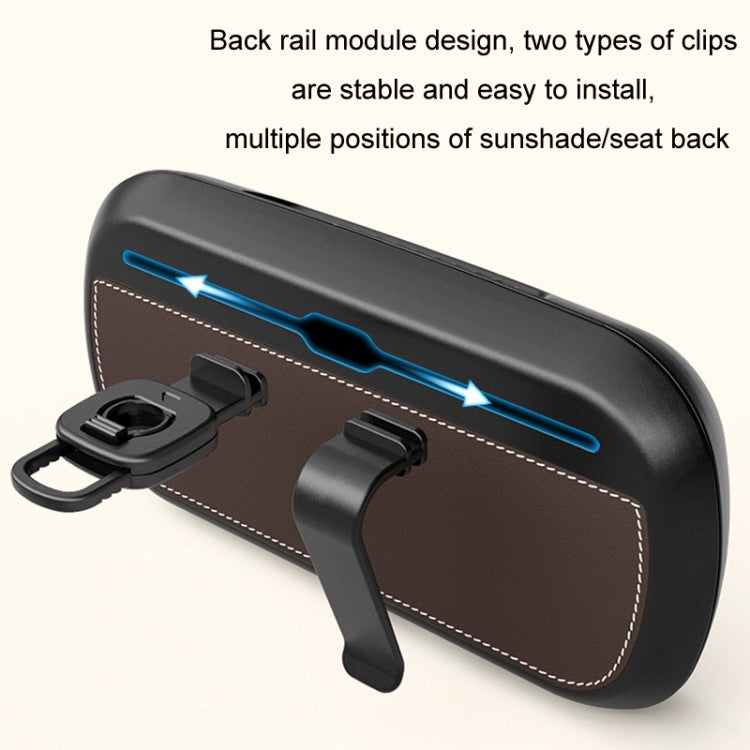 Car Sun Visor Hanging Sunroof Seat Back Tissue Box, Color: Suede Red - Stowing Tidying by PMC Jewellery | Online Shopping South Africa | PMC Jewellery | Buy Now Pay Later Mobicred