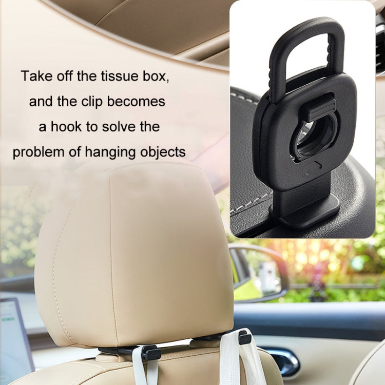 Car Sun Visor Hanging Sunroof Seat Back Tissue Box, Color: Leather Red - Stowing Tidying by PMC Jewellery | Online Shopping South Africa | PMC Jewellery | Buy Now Pay Later Mobicred