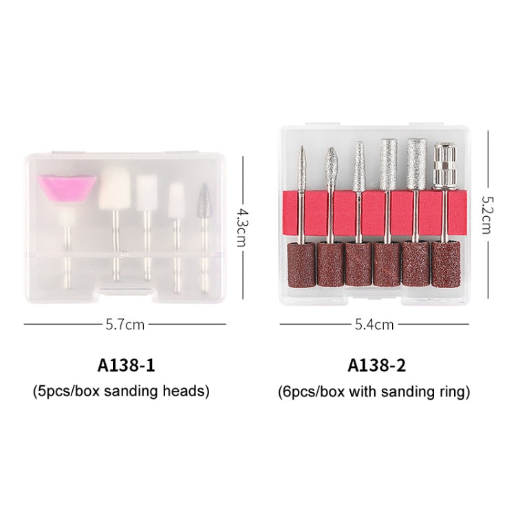 A138-2 Manicure Grinding Heads Set Nail Polishers Accessories Nail Tools - free shipping - PMc TechLife - Order now!