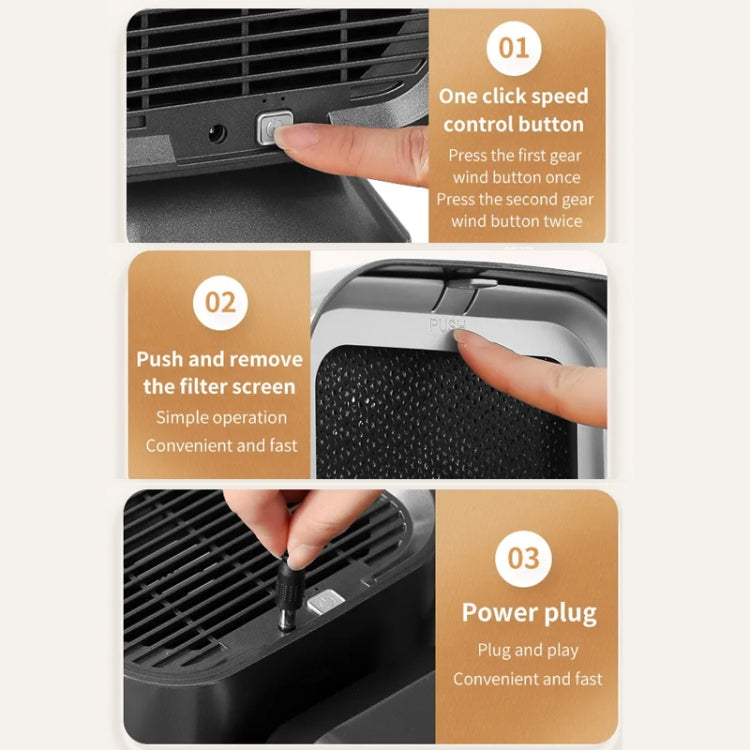 Desktop Range Hood Barbecue Small Movable Liftable Extractor Hood 2 Wind Speeds Adjust US Plug - free shipping - PMC TechLife - Order now!