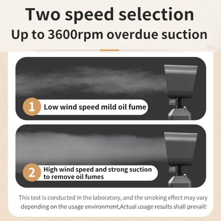 Desktop Range Hood Barbecue Small Movable Liftable Extractor Hood 2 Wind Speeds Adjust US Plug - free shipping - PMC TechLife - Order now!