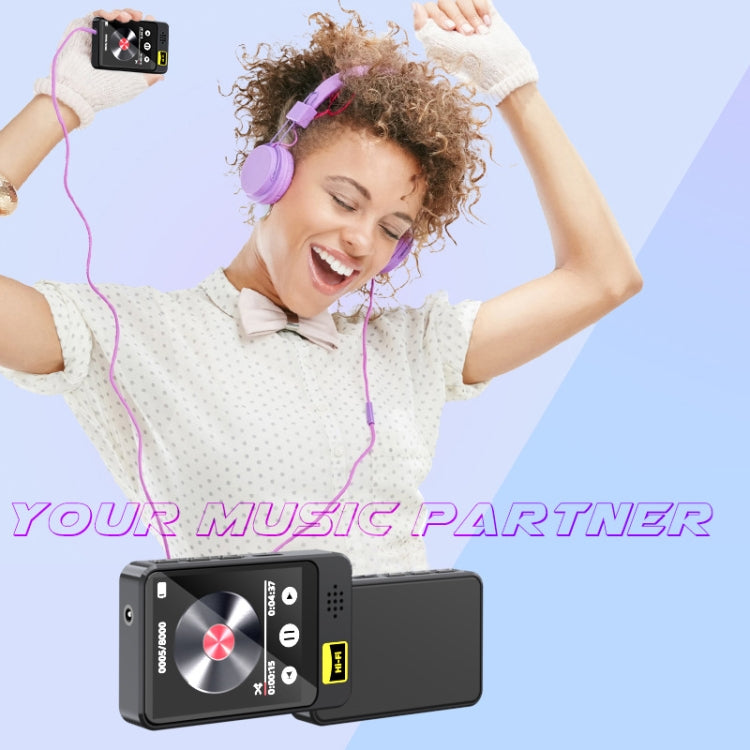 MP3 / MP4 Music Player Bluetooth Radio E-book Playback Walkman, Memory: 8GB(Black) - MP3 Player by PMC Jewellery | Online Shopping South Africa | PMC Jewellery | Buy Now Pay Later Mobicred