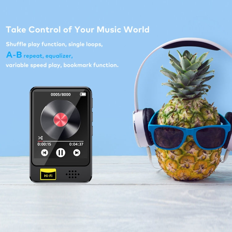 MP3 / MP4 Music Player Bluetooth Radio E-book Playback Walkman, Memory: 32GB(Black) - free shipping - PMC Jewellery - Order now!