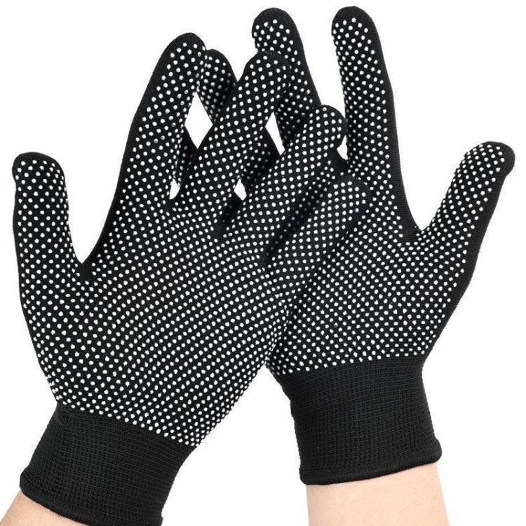 5pairs Outdoor Breathable Non-slip Particle Silicone Hiking Riding Nylon Gloves Thin Mittens(Grey) - Safety Gloves by PMC TechLife | Online Shopping South Africa | PMC TechLife | Buy Now Pay Later Mobicred