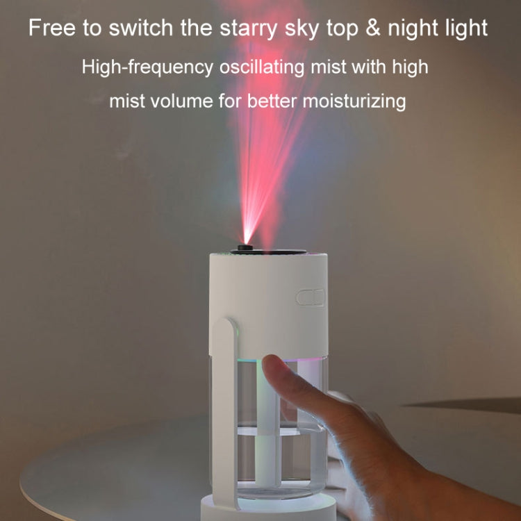 280ml Star Projection Light Humidifier USB Car Diffuser Humidifier Household Hydrating Atomizer, Color: Rotating White - free shipping - PMC TechLife - Order now!