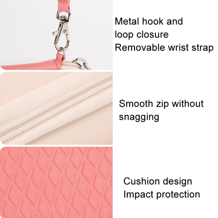 Cwatcun H45 Mini Storage Bag Small Microslice Digital Camera Bag PU Waterproof Hard Shell Bag(Pink) - Leather Bag by Cwatcun | Online Shopping South Africa | PMC TechLife | Buy Now Pay Later Mobicred