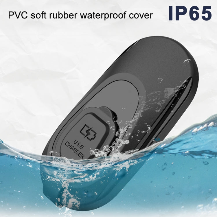 12-24V Bus Handlebar Installed USB Fast Charging Charger, Specifications: 2U QC+QC - DIY Modified Charger by PMC Jewellery | Online Shopping South Africa | PMC Jewellery | Buy Now Pay Later Mobicred