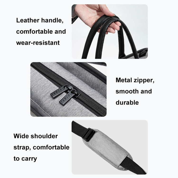 Baona BN-I009 14-inch Large-capacity Shock-absorbing And Wear-resistant Laptop Bag(Black) - free shipping - PMC Jewellery - Order now!